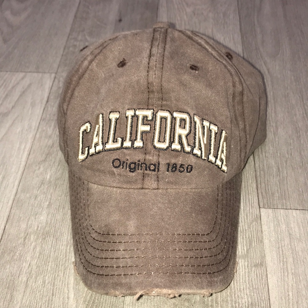 New Brown california dad hat